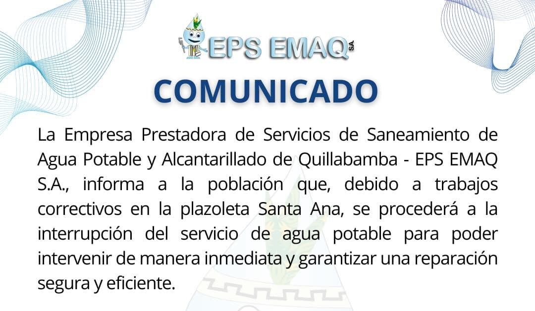 COMUNICADO IMPORTANTE